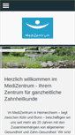 Mobile Screenshot of medizentrum.de